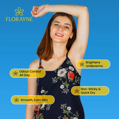 Florayne Underarm Roll-On – Odour Control & Brightening Care