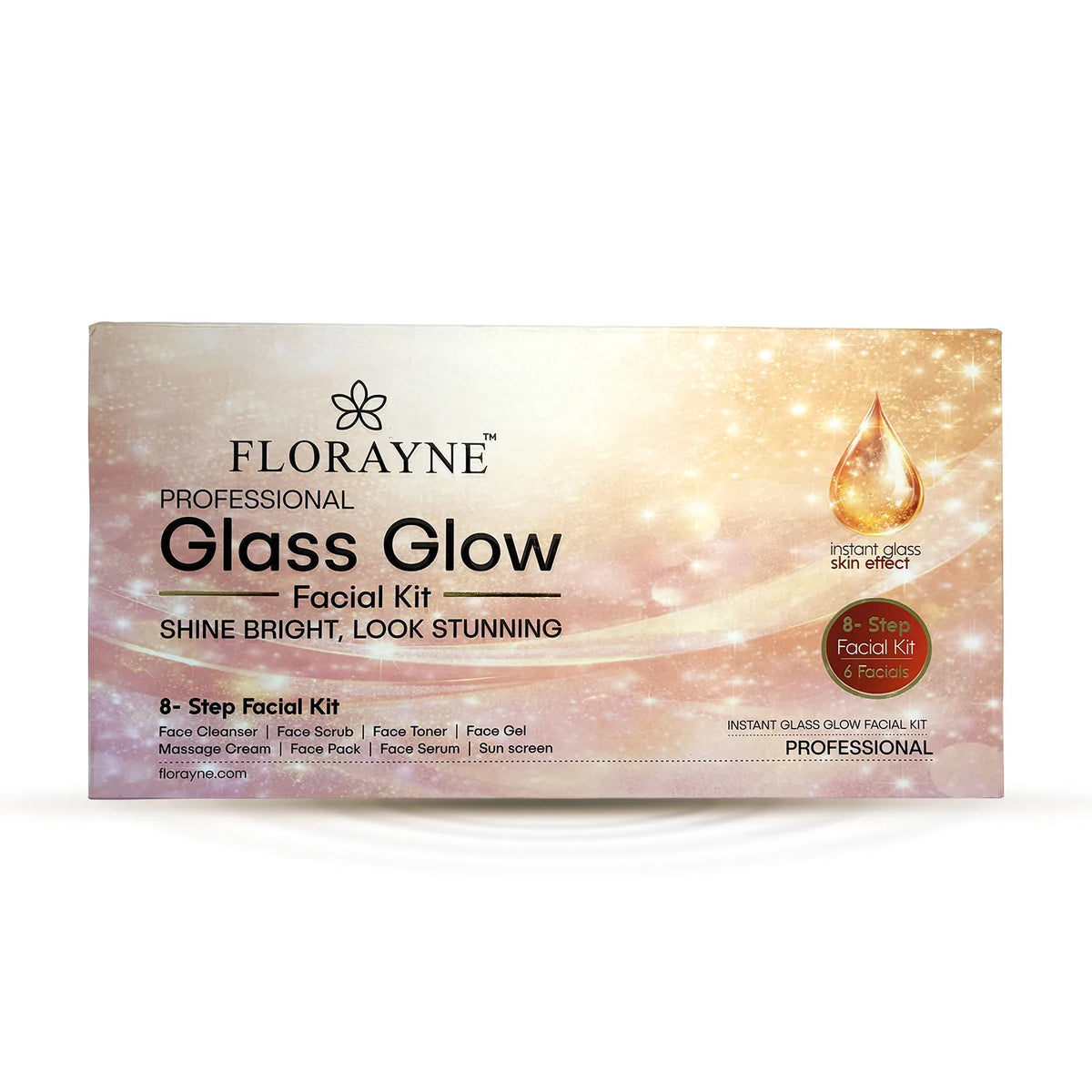 Florayne Professional Glass Glow Facial Kit